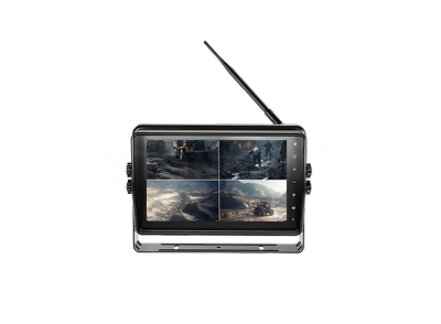 7-inch intelligent pedestrian & vehicle detection and warning wireless vehicle monitoring and video-recording display