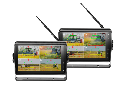 10.1-inch intelligent pedestrian & vehicle detection and warning wireless vehicle monitoring and video-recording display