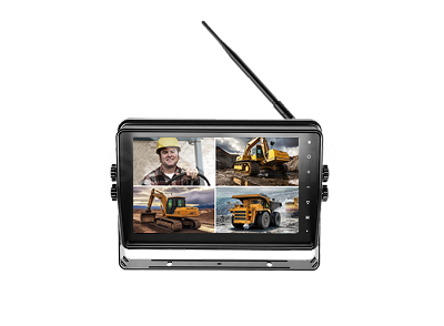 10.1-inch HD quad-view wireless vehicle monitoring and video-recording display