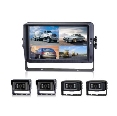 HD Security System with 10.1-inch HD Quad-view Vehicle Monitor
