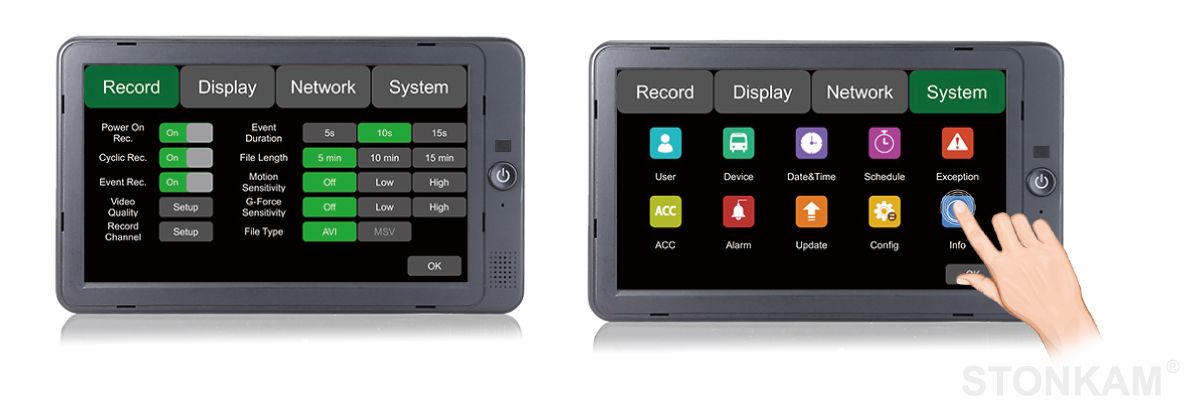 防水四路车载移动硬盘录像机系统 waterproof mdvr