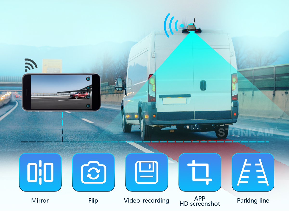 wifi car rear view camera