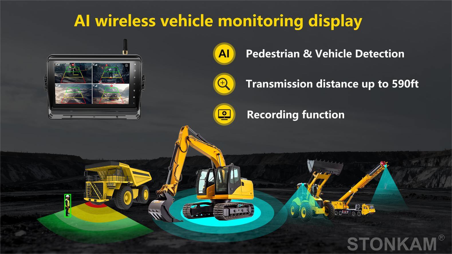 Al wireless vehicle monitoring display