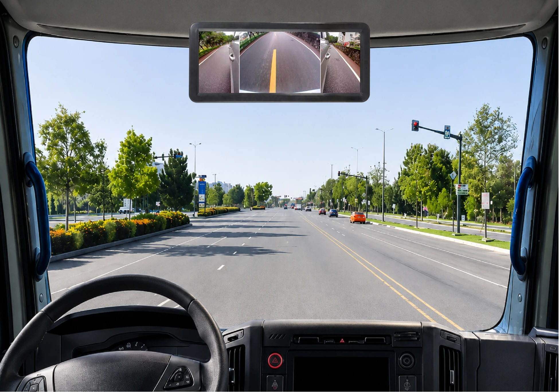 Three-Channel HD Blind Spot Monitoring