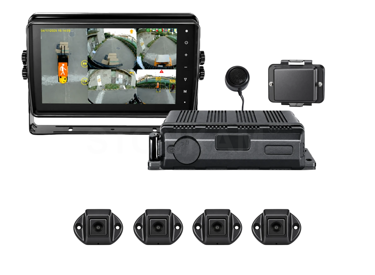 Forklift Intelligent 360° Panorama Monitoring System