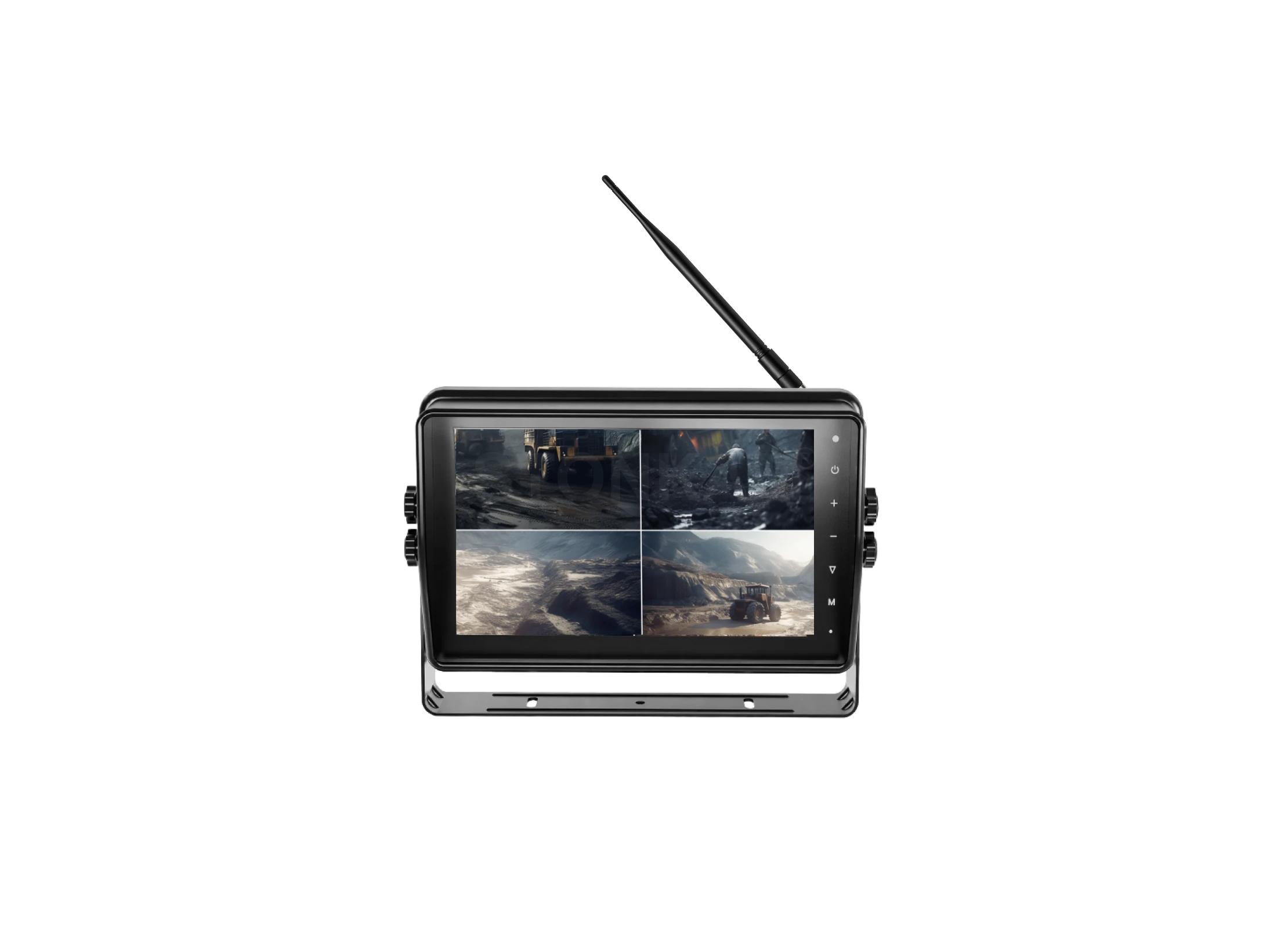 7-Inch HD Waterproof Wireless Vehicle Monitor with Video Recording