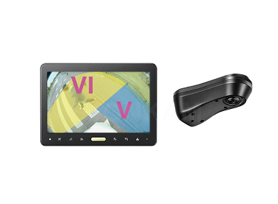 10.1'' class V & VI blind spot cover camera mirror system